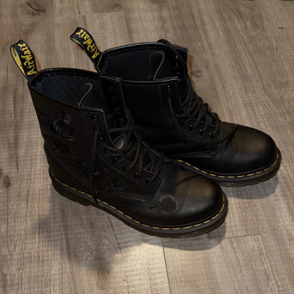 Dr. Martens Black Lace Up Boots